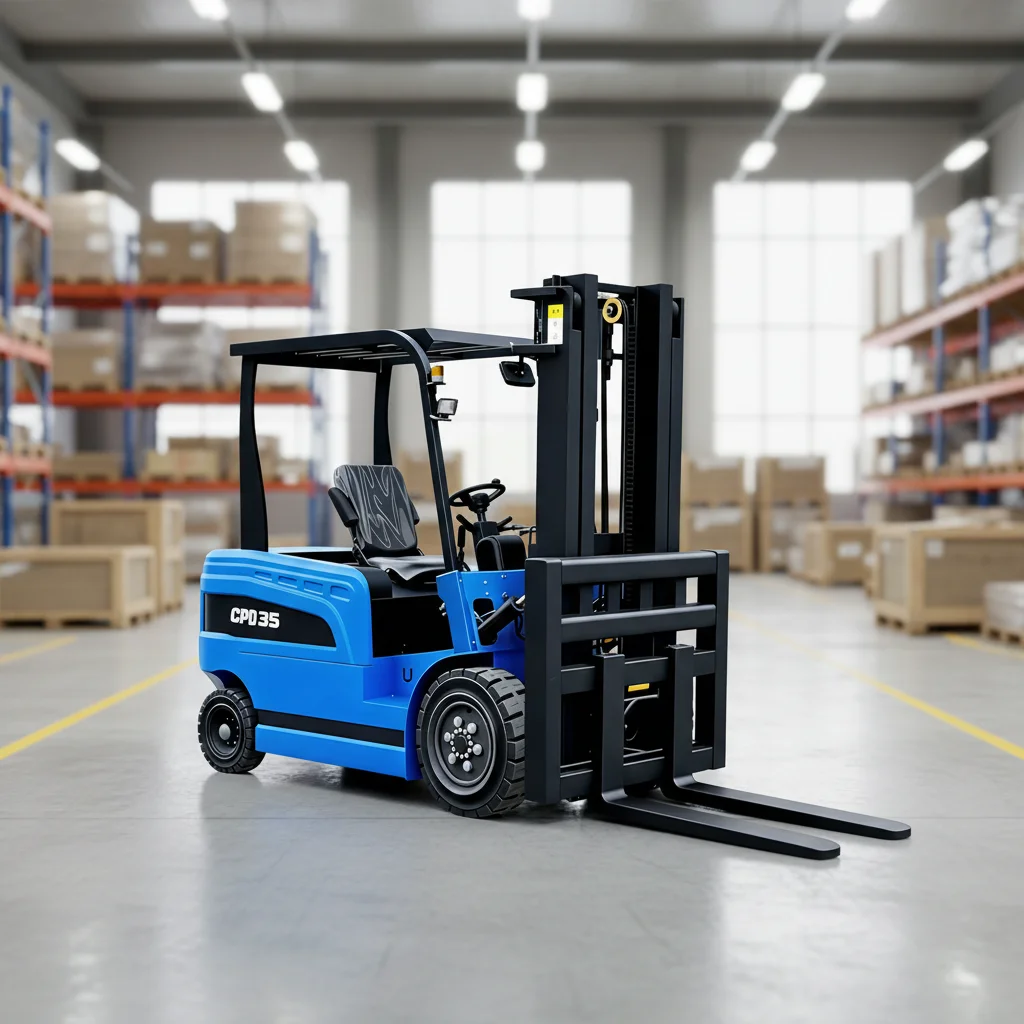 

3-Ton 3-Meter Electric Forklift with Solid Tires Suitable for Transporting Goods in Logistics Centers and Factories Pro