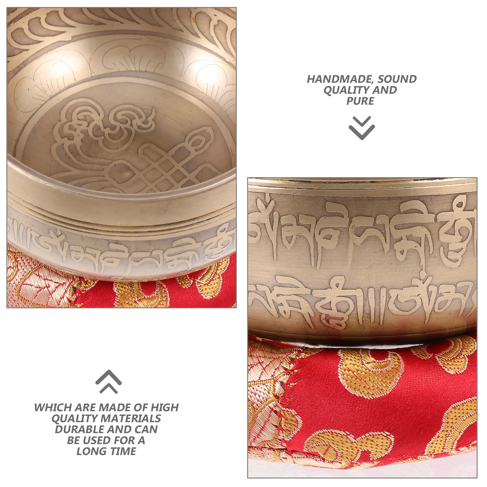

1Set Meditation Singing Bowl Copper Sound Holder Stick Gasket Set Healing Relaxation Yoga Meditation Bowl Singing Holder