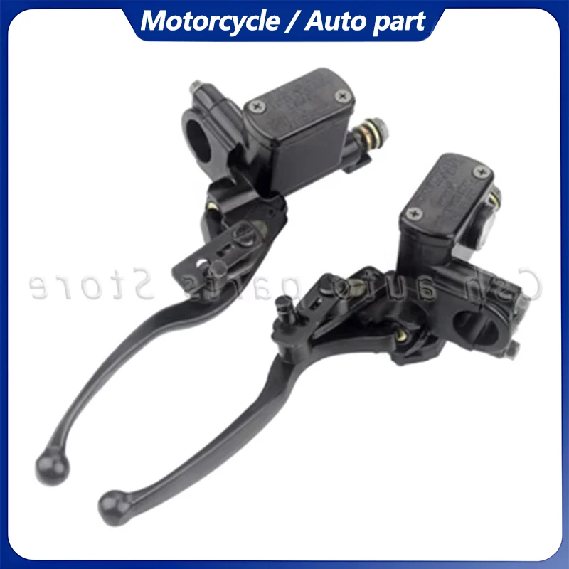 Motorcycle Cylinder Hydraulic Brake Lever Clutch Lever Pump Left Right For Universal 50cc-250cc Dirt Bike ATV Four-wheel