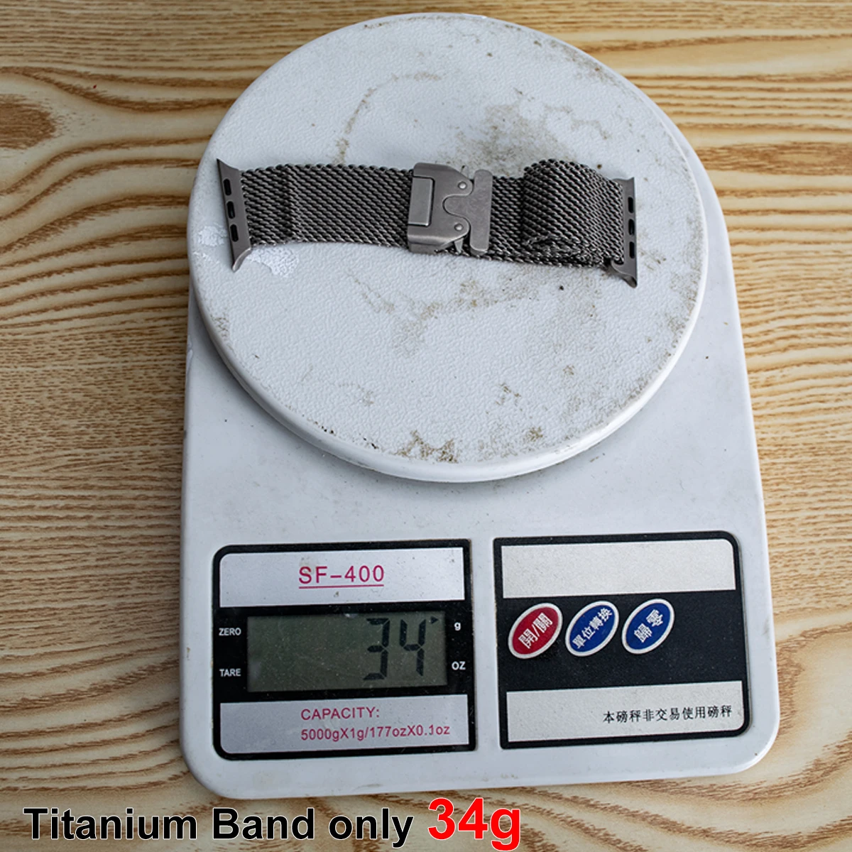 Natural Titanium Band for Apple Watch Ultra 2 49mm Series 10 9 8 7 6 5 Titanium Milanese Loop Strap for IWatch Parachute Buckle