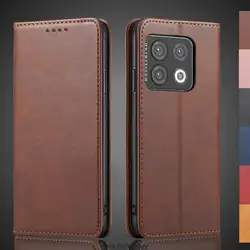 Magnetic attraction Leather Case for Oneplus 10T / One plus 10T / 1+ 10T Holster Flip Cover Case Wallet Phone Bags Fundas Coque