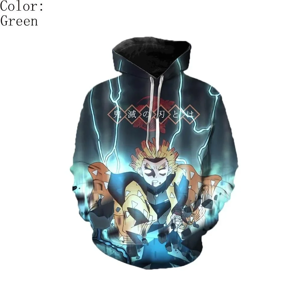 Men/Women Sweatshirts Hot Anime Demon Slayer 3D Print Hoodies 2023 Harajuku  Sweatshirt Autumn Tops