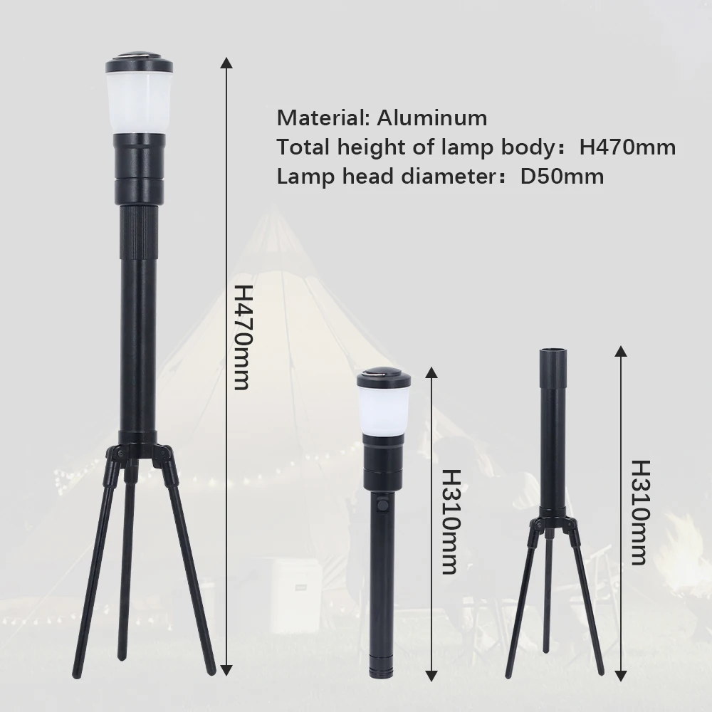 Outdoor Lamp, Ultra Bright 1000 Lumens,for Hiking, Fishing, Power Bank LED Camping Lamp with Torch, Multifunction Night Light