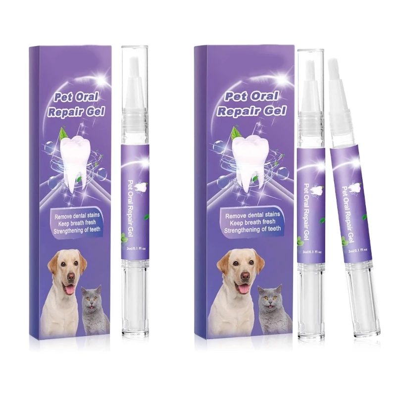 Dogs Dental Repair Gel Teeth Deep Cleaning Deodorization Gel Puppy MouthwashGel