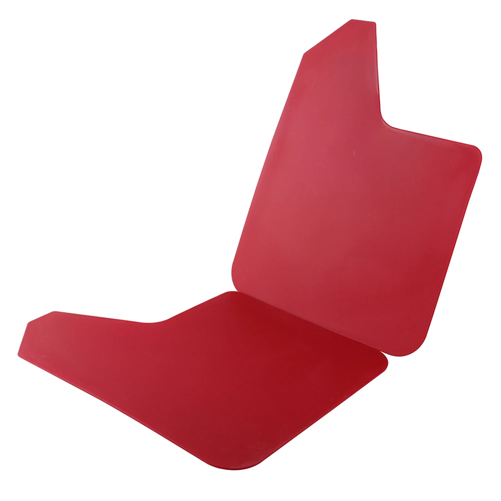 4 قطعة/المجموعة الأحمر سبلاش الحرس الطين اللوحات عالية الجودة مريحة العالمي سيارة لاقط SUV درابزين واقيات الطين قطع غيار السيارات #2