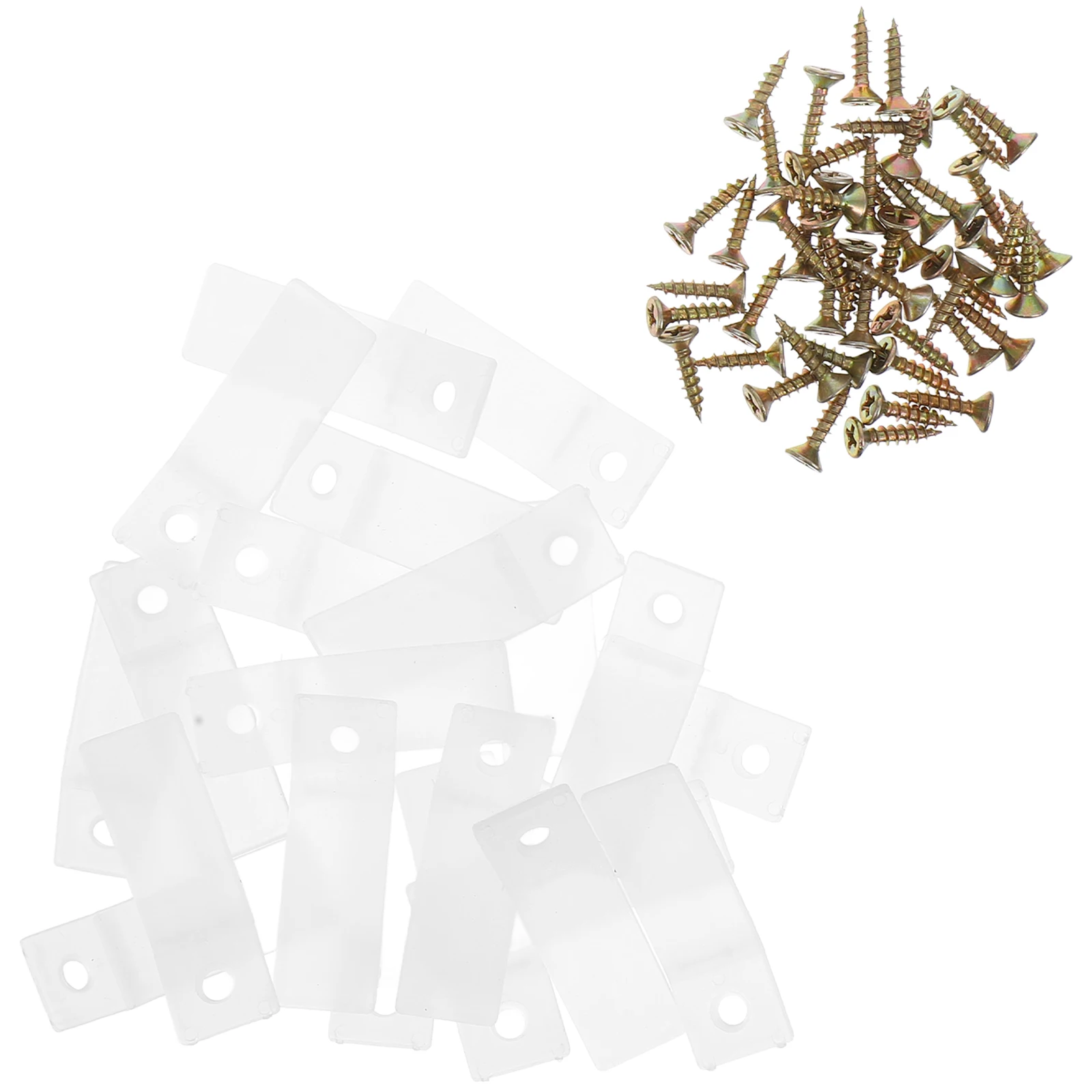 

20pcs Drawer Stops Clear Non-Slip Plastic For Dresser Chest Cabinet Furniture Hardware Repair Tool Replacement Parts Drawer