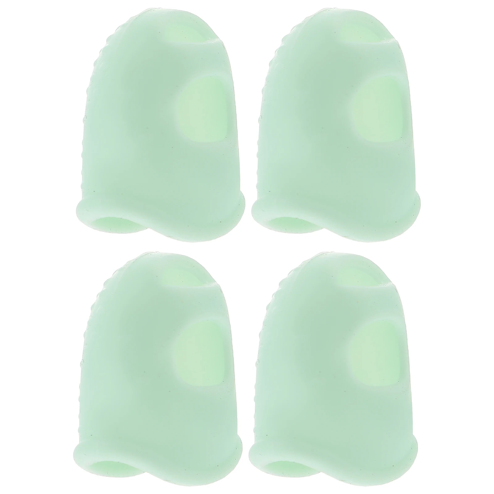 

2Pairs Kalimba Finger Protectors Silicone Anti Pain Thumb Covers For Musicians Practice