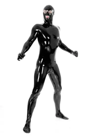 

Классический стиль, 100% латекс, чистый черный крутой комбинезон, костюм для всего тела, клубы, фетишизм, резиновые колготки на Хэллоуин, бал-маскарад