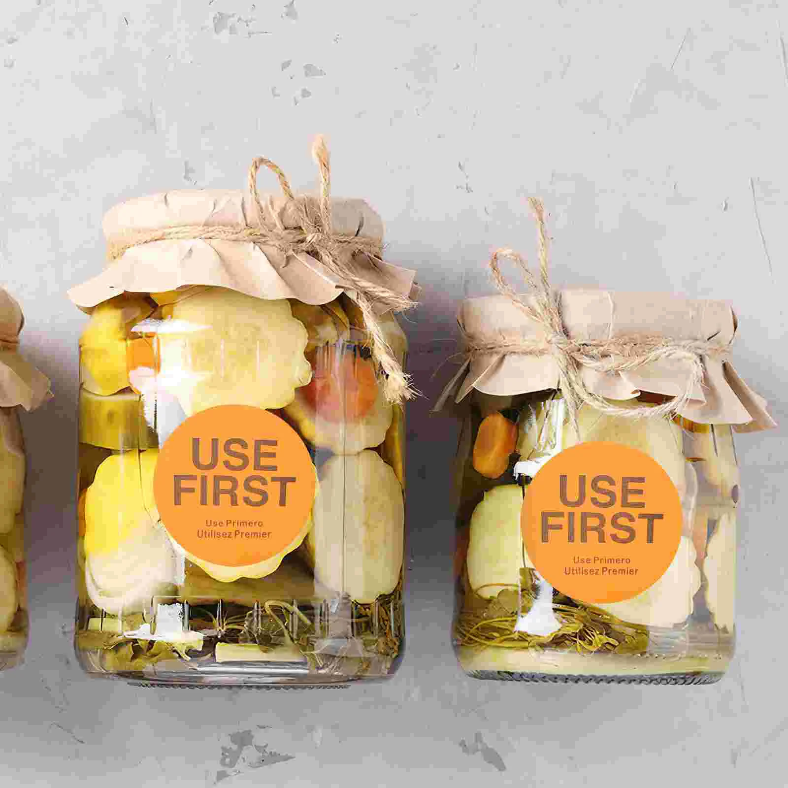 2 Rolls Use Priority Tags Food Stickers Restaurant Self Adhesive Copper Plate