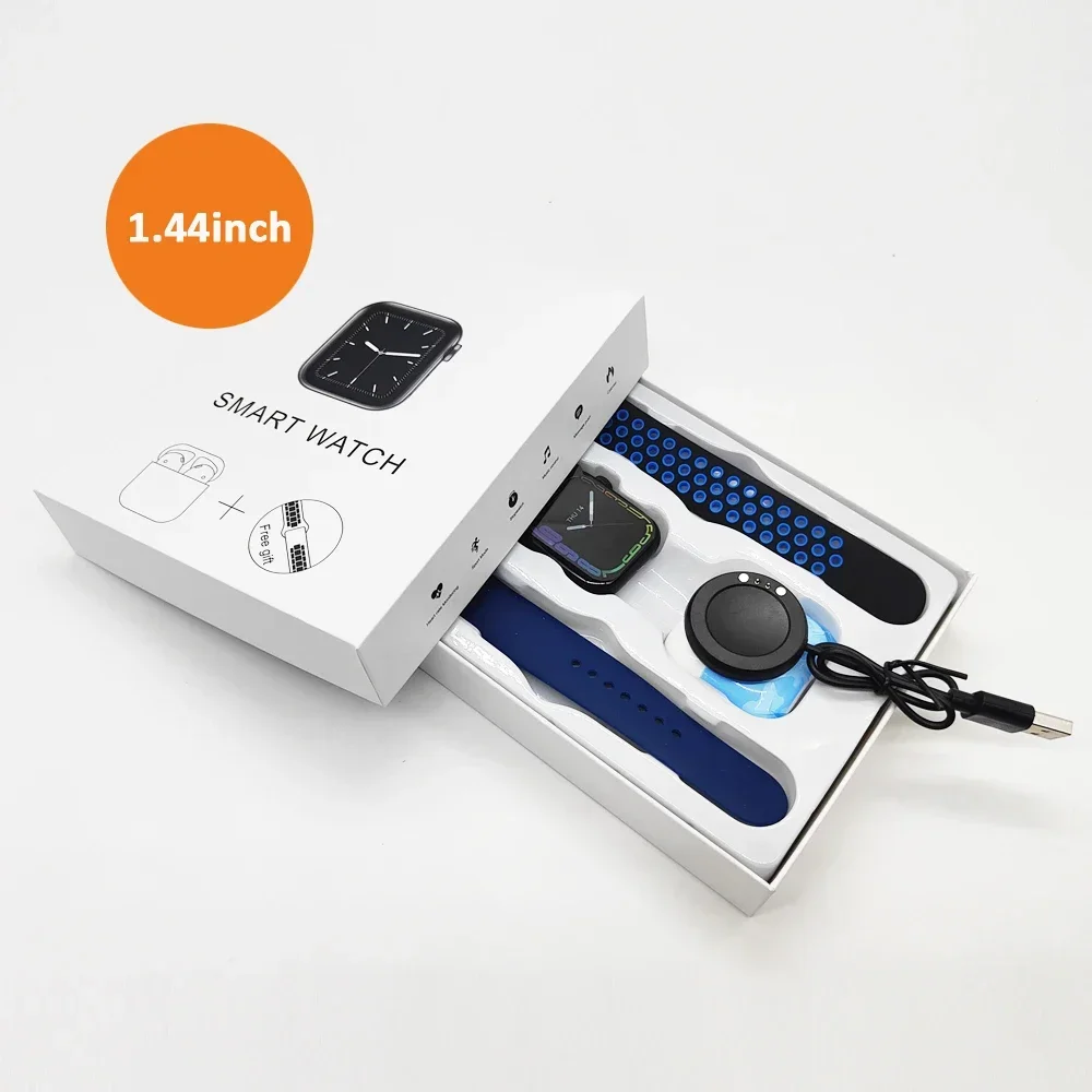 ساعة ذكية T55 pro max 2 in 1 مع سماعة أذن 2025 1.44 بوصة ساعة ذكية reloj inteligente ساعة ذكية