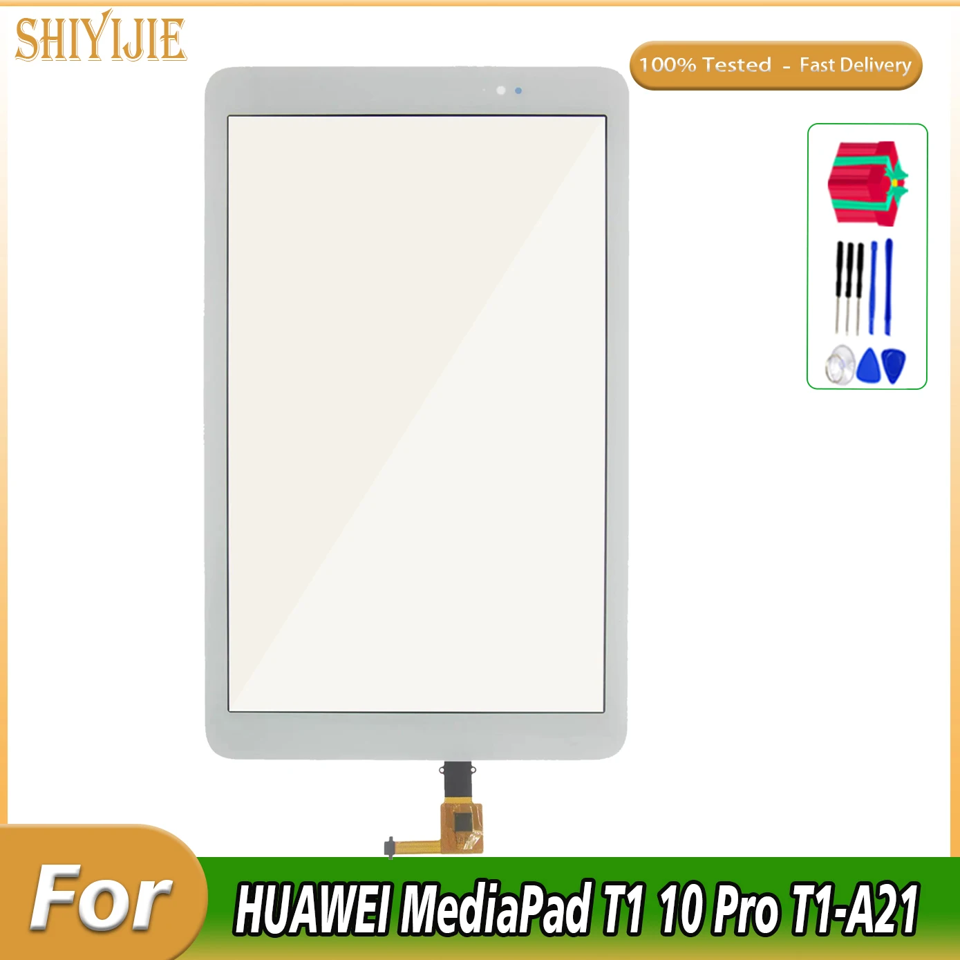 Touch Screen For Huawei MediaPad T1 10 Pro T1-A21 T1-A23L T1-A21L T1-A21W T1-A22L Panel Outer Glass Digitizer Sensor Replacement