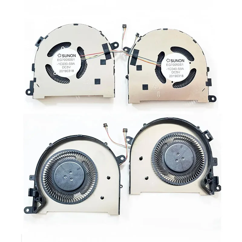 CPU / GPU Cooling Fan for Lenovo Yoga C940-15IRH Yoga 9-15IMH5 Series 5H40S19977 EG70050S1-1C040-S9A EG70050S1-1C030-S9A