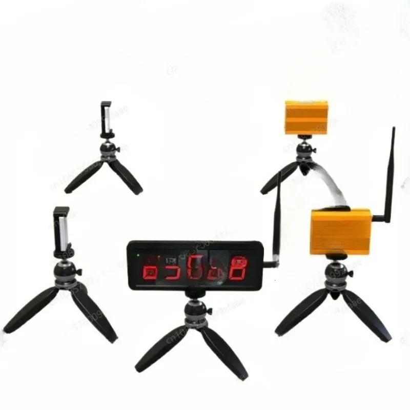 Racing Wireless Laser Timer Military Training Sprint Physical Fitness Test Sports Timing Remote Large Screen Synchronous Display