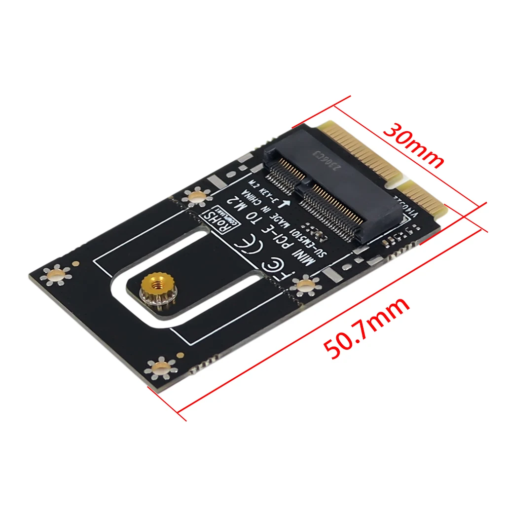 XT-XINTE A+E Key M.2 NGFF To Mini PCI-E Wireless WIFI Compatible-Bluetooth Module m2 NGFF to mPCIE Adapter Card Converter for PC