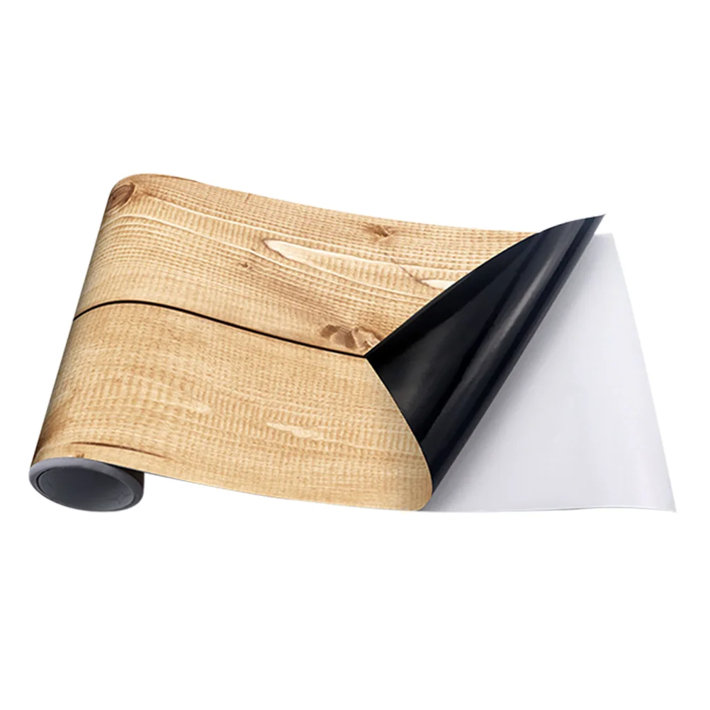 

Floor Sticker PVC Self Adhesive Wood Grain Decal Wall Paste Home Decor Background Easy Install Durable Smooth Surface Garden