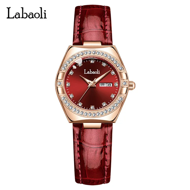 Luxury Womens Watch Brand Designer Watches Leather Band Celebrity Watch