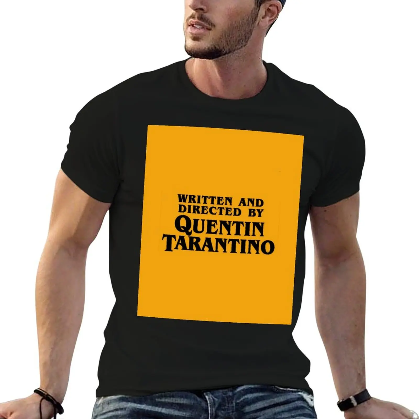 タランティーノ脚本・監督のtシャツ、男性用パックコットンtシャツ、カスタムプリントtシャツ