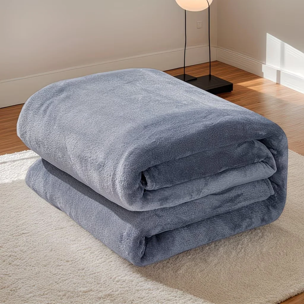 Flannel Fleece Blanket Soft Warm Cozy Throw Blanket for Couch Bed Sofa Winter Christmas Gift