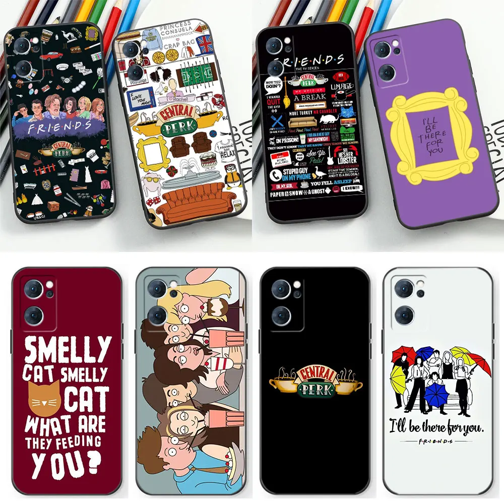 Central Perk Friends TV Show Phone Case For OPPO Reno 10 8 8T 7 7Z 6 5 4 Pro Plus FIND X5 X3 X2 Pro Lite 5G Soft Silicone Cover