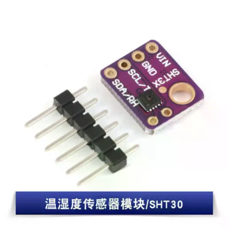 Picture 4: SHT31 SHT30 Temperature SHT31-D Humidity Sensor Module Microcontroller IIC I2C Breakout Weather 3V 5V Compliant FOR ARDUONO