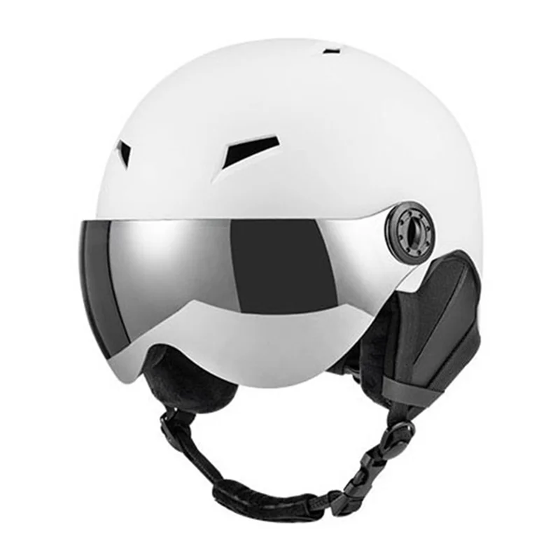 

AEF5-Skiing Helmet Winter Outdoor Sports Ski Helmet Safety Skiing Snowboard Skateboard Helmet With Goggles Ear Protection