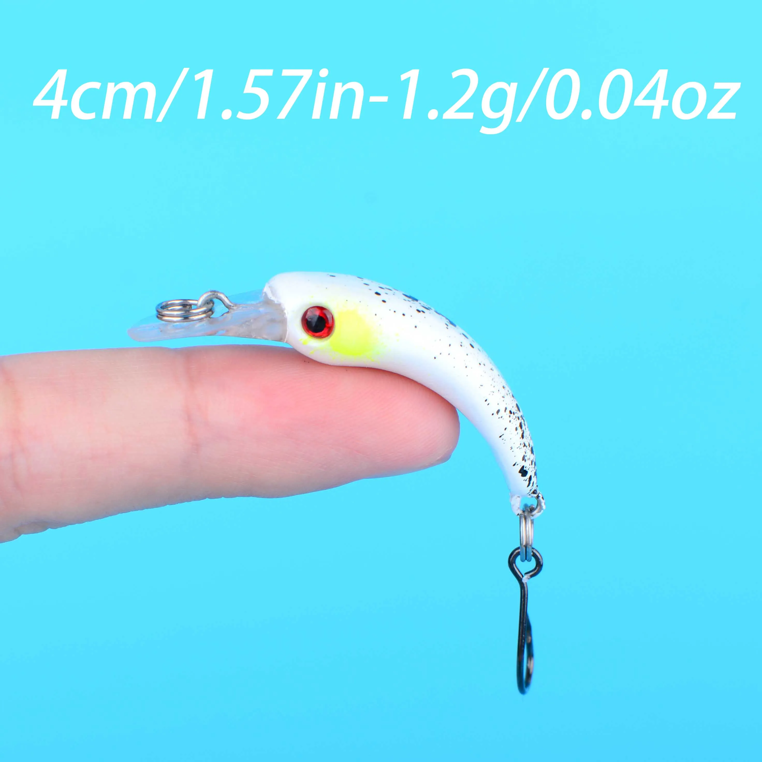 Micro señuelo duro flotante 1.2g – Wobbler para trucha lubina y perca