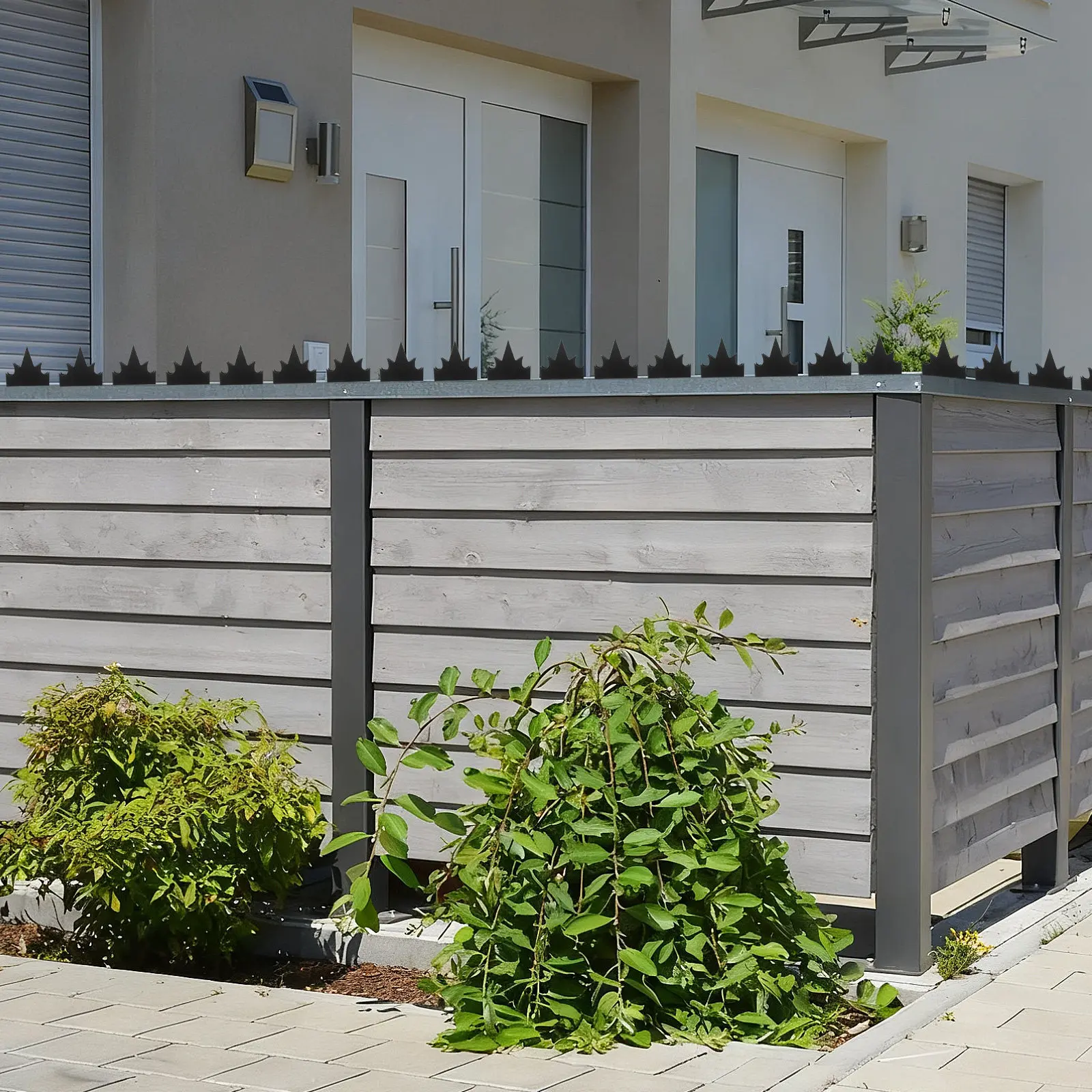 

1Set Metal Fence Spikes Anti Climb Security Spikes for Wall Garden Gate Yard Fence Deterrent Heavy Duty Weatherproof Sturdy