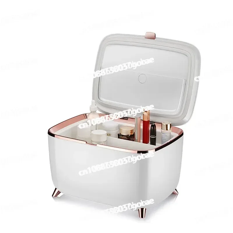 

New 9L Home Dormitory Beauty Refrigerator Convenient Mute Mask Cosmetics Small Refrigerator Bluetooth Mini Refrigerator