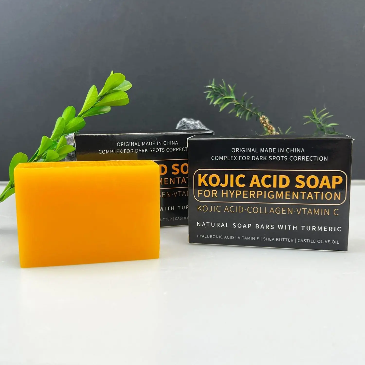 

Lemon Kojic Acid Cold Process Soap - Brightening Body Bar, Skin Glow Revival, Artisan Vegan Cleanser for Bath & Shower