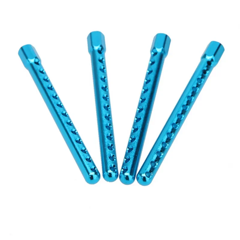 

4Pcs HSP 102037 Aluminum Body Mounts for 1/10 RC Cars, Upgrade Parts for HSP 02144, Redcat, Traxxas, Axial