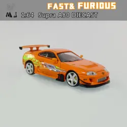 **Pre-order **LMLF Model 1:64 Supra A80 FNF Orange Diecast Model Car