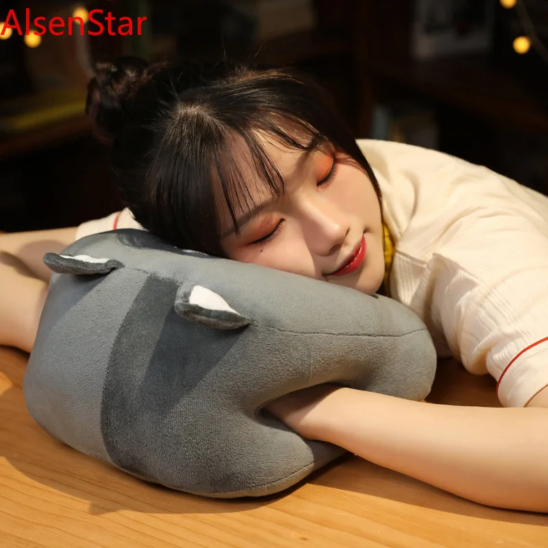 2 In 1 Hand Warmer Nap Pillow Soft Plush Cute Desk Sleeping Pillow Cozy Office Student Girls Kawaii Dorm Table Rest Gift