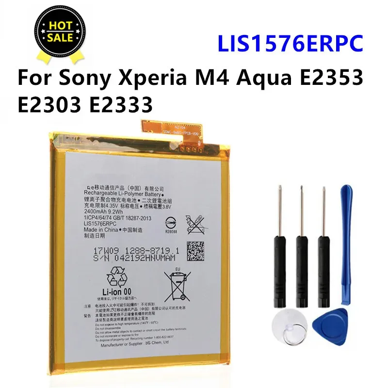 LIS1576ERPC аккумулятор 2400 мАч для Sony Xperia M4 Aqua E2312 E2306 E2303 E2333 E2353 E2363 E2312 аккумуляторы для мобильных телефонов LIS1576ERPC аккумулятор 2400 мАч для Sony Xperia M4 Aqua E2312 E2306 E2303 E2333 E2353 E2363 E2312 аккумуляторы для мобильных телефонов