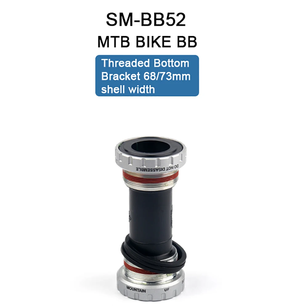 Shimano SM-BB52 MTB Bicycle Bottom Bracksets 68/73mm Mountain Bike Central Movement 24mm BB Threaded Central Holder