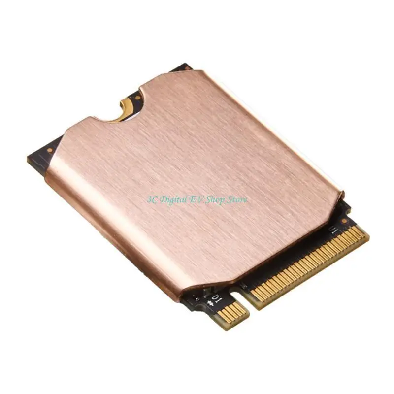 E74D Copper Radiator M.2 NVME SSD Cooler Pad for SteamDeck 2230 Disk Heatsink Cooling Radiator 0.5mm Ultra-thin
