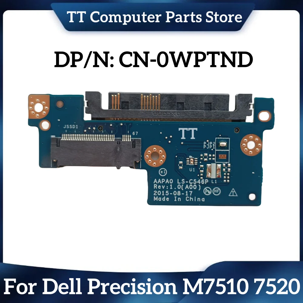 

TT For Dell Precision M7510 7520 7720 7710 SATA to PCIe m2 SSD Hard Drive Board LS-C546P 0WPTND Fast Ship