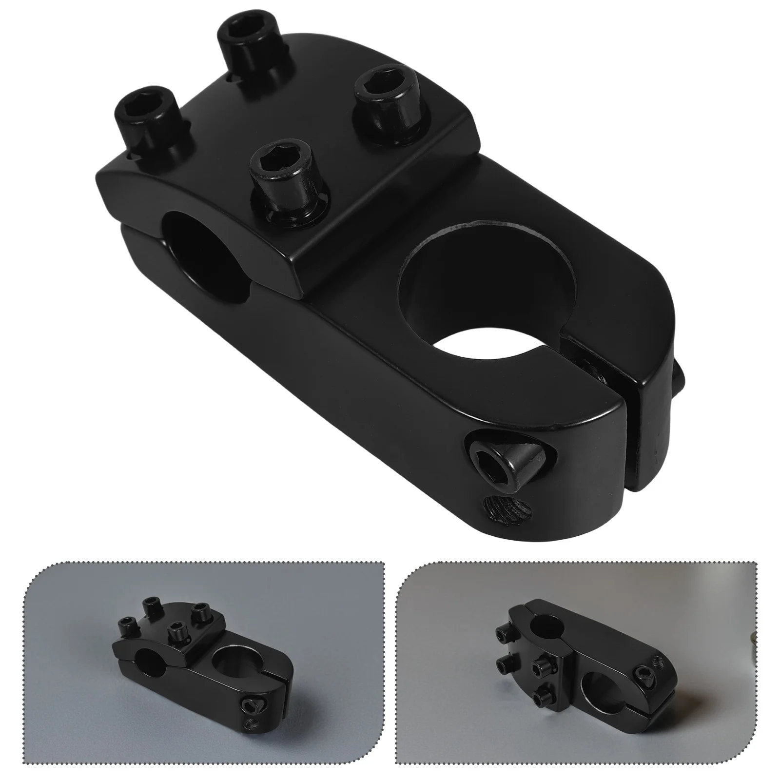 Bike Handlebar Stem Riser Extender Aluminum Alloy for Small Wheel Stunt Bikes Smooth Confident Cycling Handlebar Riser Adapter