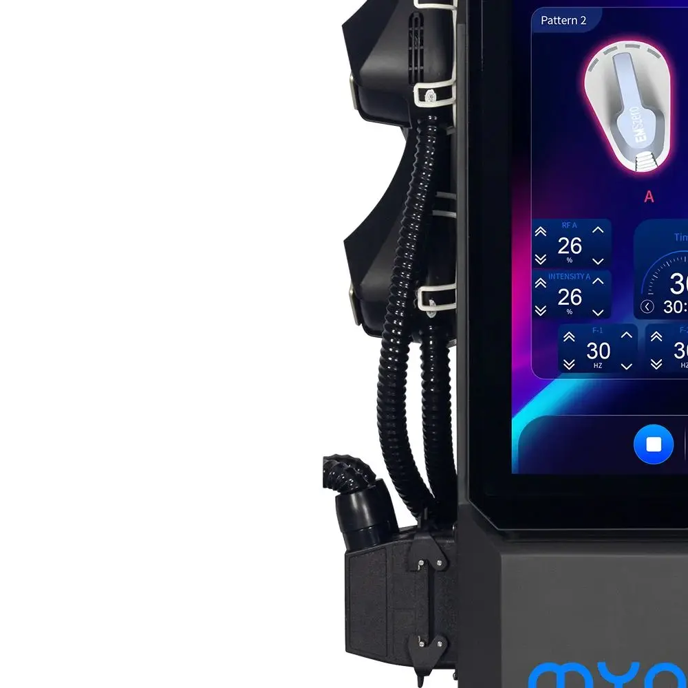 

Аппарат для коррекции фигуры Myoslim: RF EMS-стимуляция мышц тазового дна, технология электромагнитного сжигания жира