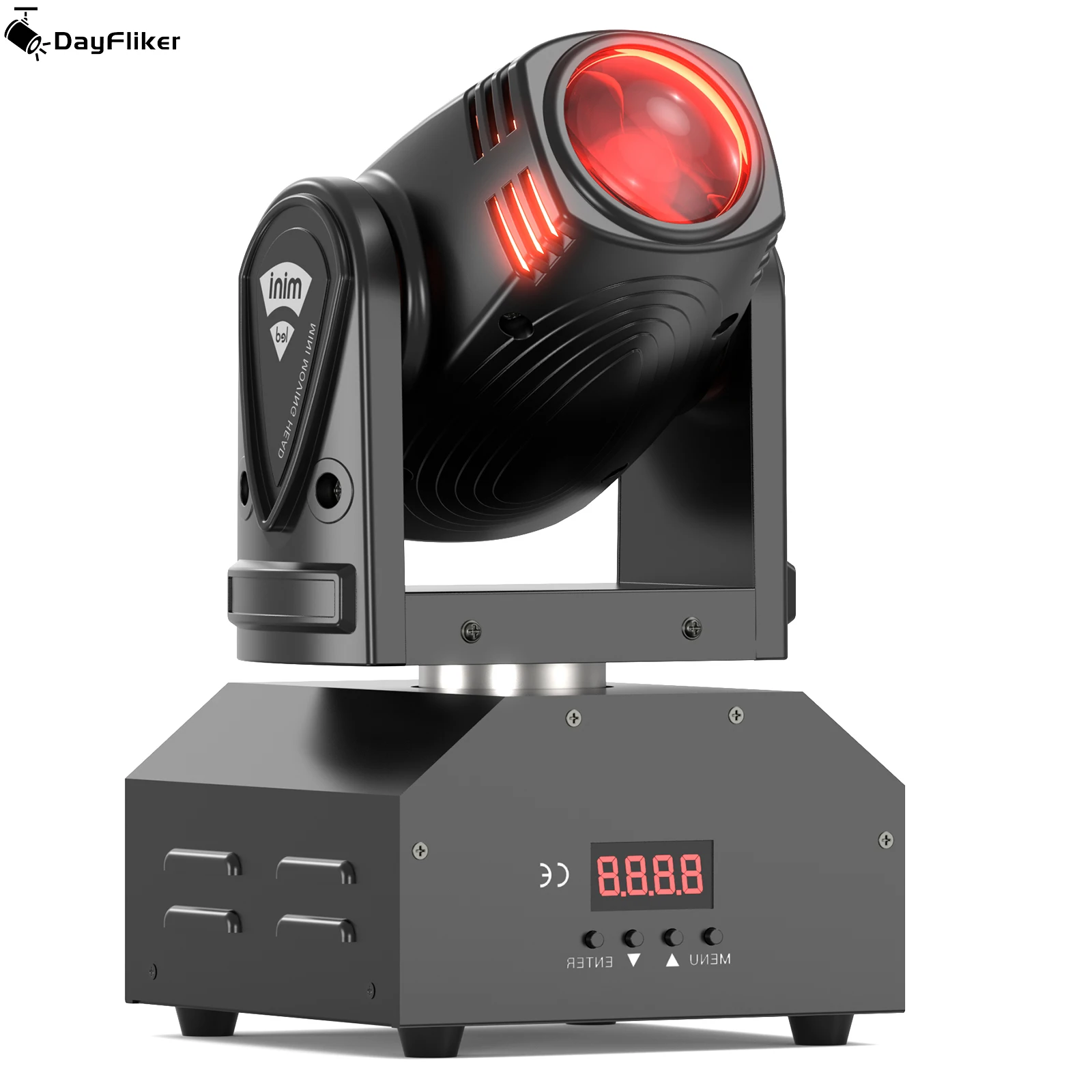 

DayFlicker 60 Вт Мини-светодиодный RGBW с подвижной головкой 11/13CH DMX512 Сценический светильник 4 в 1 с голосовой активацией для DJ-бара, дискотеки, свадебной дискотеки