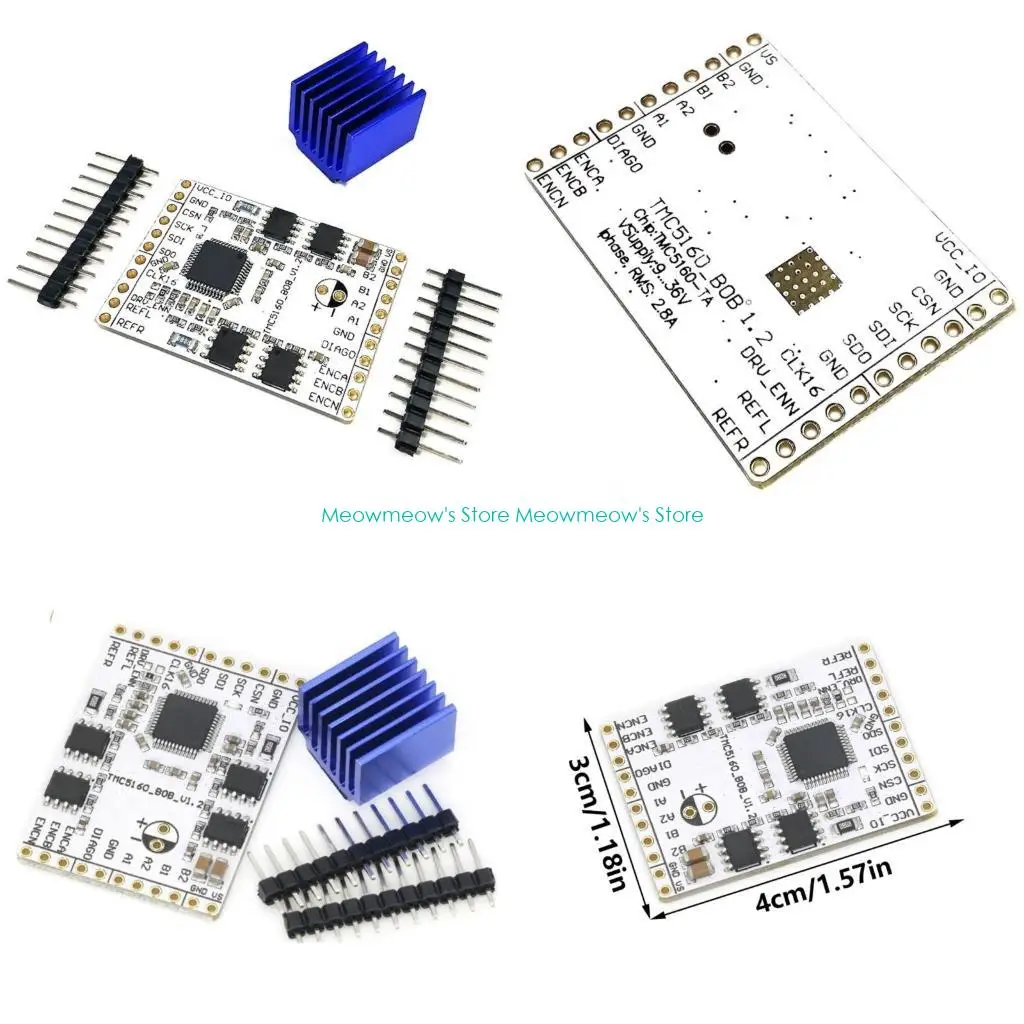 

W91A Integrates Stepper Motor Controller TMC5160 BOB for Enhances Performances in Automation Projects Accurate Positioning
