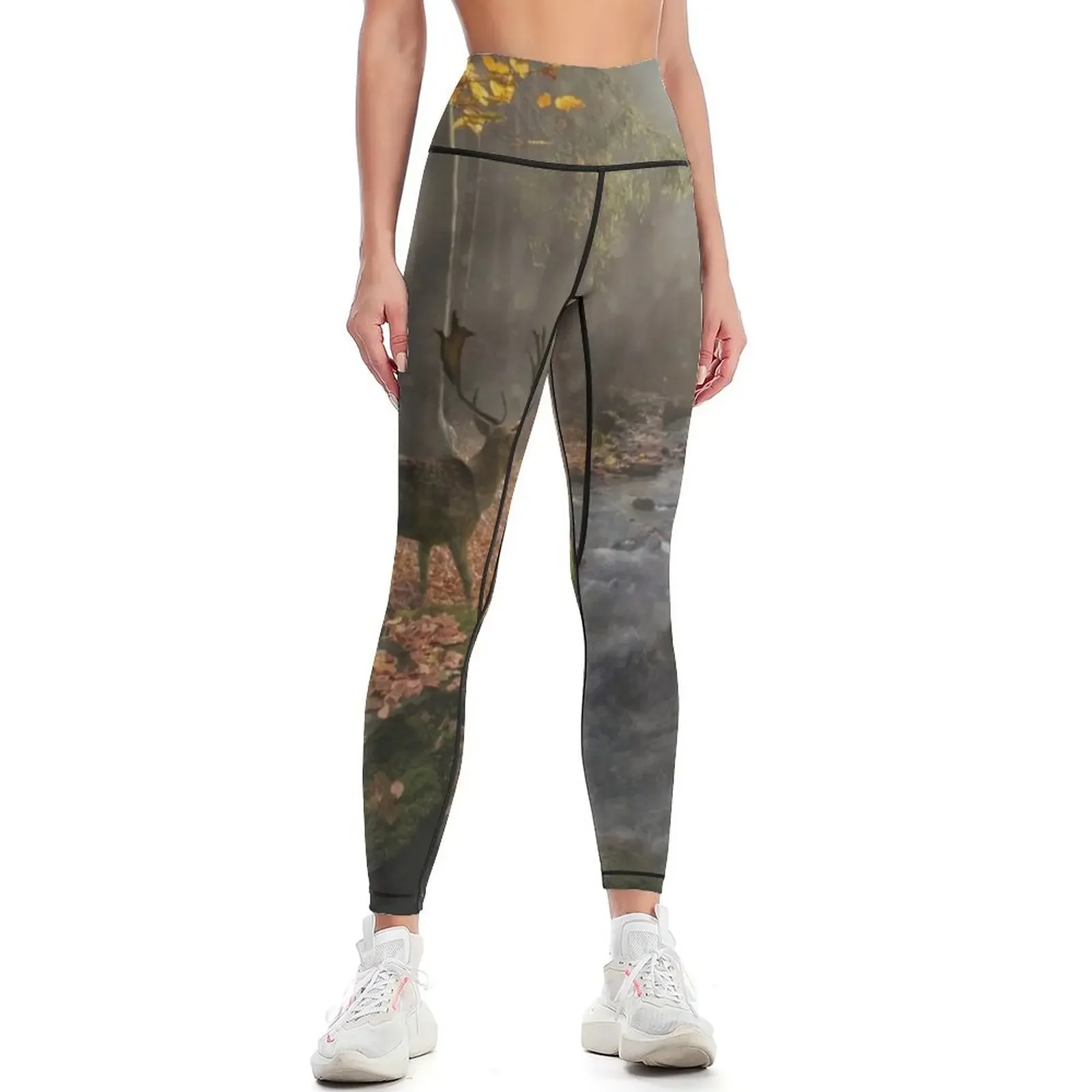 

Forest secrets 3 Leggings workout shorts sports for gym for girls high waist Womens Leggings