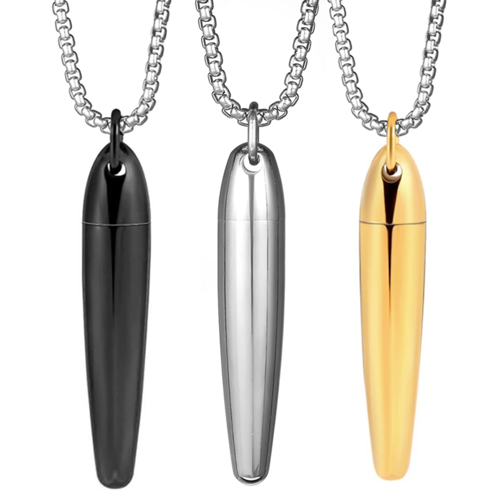 2024 New Trendy Stainless Steel Openable Teardrop Urn Pendant Necklace For Mens Womens Keepsake Cremation Memorial Jewelry Gift