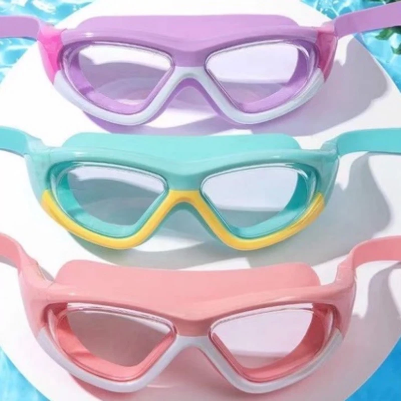 New Children Waterproof Adjustable BDiving Silicone UV Protection Anti-fog Practical Water Sports Swimming Goggles For KidsAcc view 2
