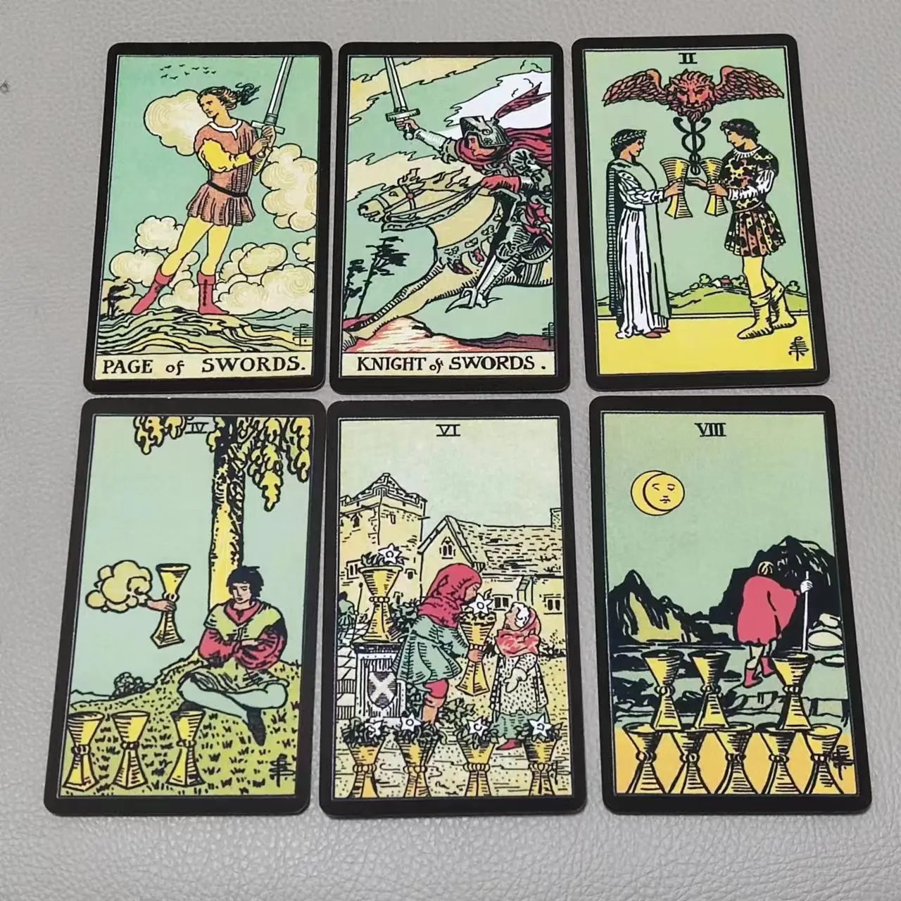 10.3*6cm Primary A.E. Tarot 78 Cards with Guidebook for Beginners