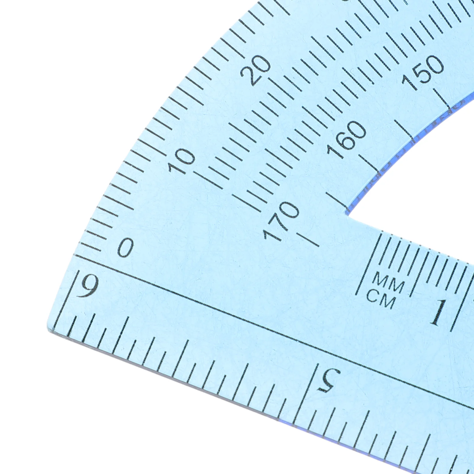 5pcs Measuring Protractor Half Circle Protractor Plastic Protractor Convenient Measurement Protractor