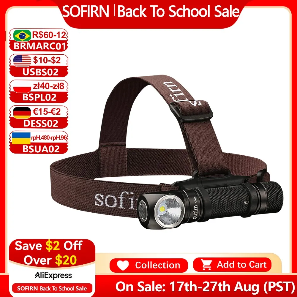 Sofirn SP40 Светодиодный налобный