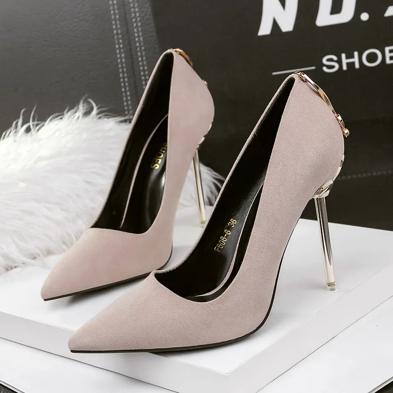 5 Colors avaliable High-heeled Shoes Fashion Pointy High Heels Night Shoes Pointed High Heels Club Sexy Singles Profession Pumps