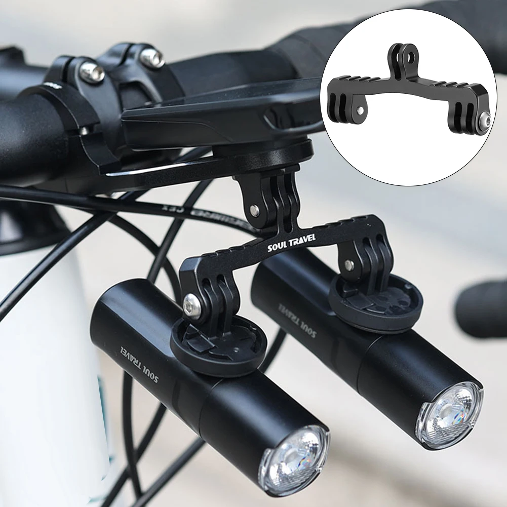 Camera Mount Bridge Adapter for GoPro Bicycle, Light Bracket Holder, Headlight Support Stand, Acessórios de bicicleta