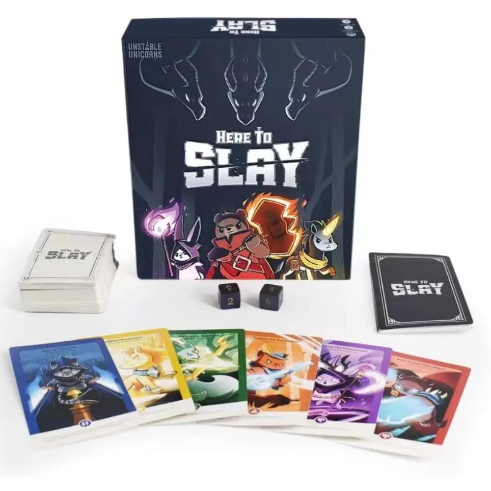 Qui to Slay Here to Sleigh Holiday Expansion Pack Gioco di carte da gioco di ruolo strategico per bambini, adolescenti, adulti, 2-6 giocatori