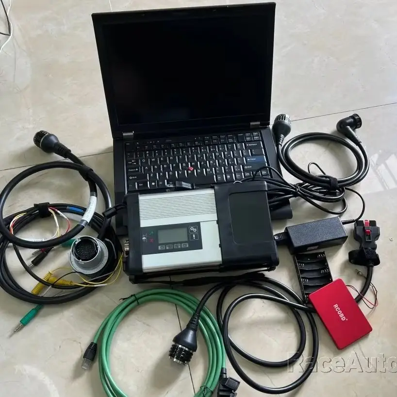 

Ноутбук T410 с MB Star C5 SD Connect SSD Диагностическая система 2025.06 В Compact 5 для диагностического инструмента Mercedes MB